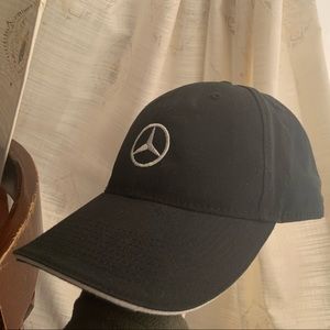 Black Mercedes Benz Hat